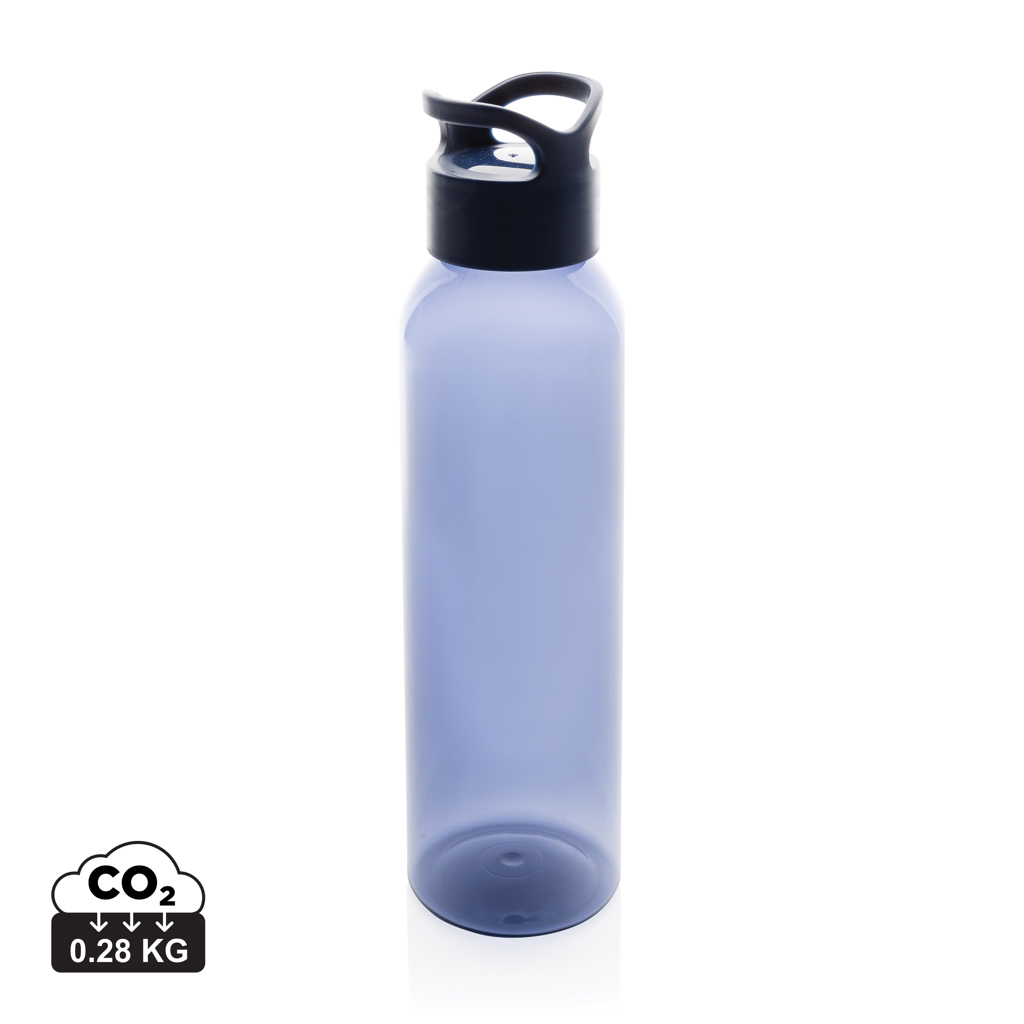 Bouteille d'eau 650ml en rPET à personnaliser Oasis Bleu marine